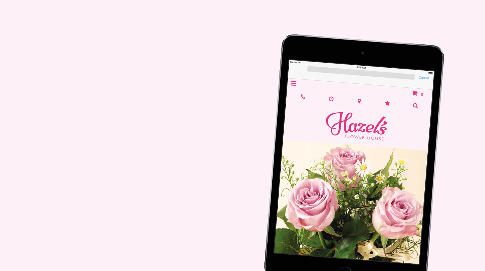Hazel's Florist Website by Direct2Florist