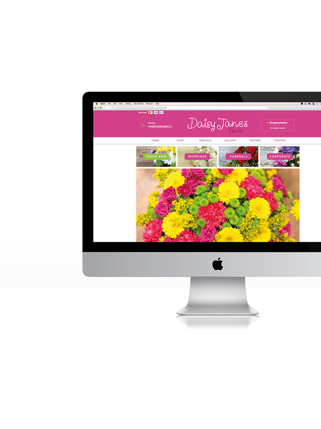 Daisy Janes Website by Direct2Florist