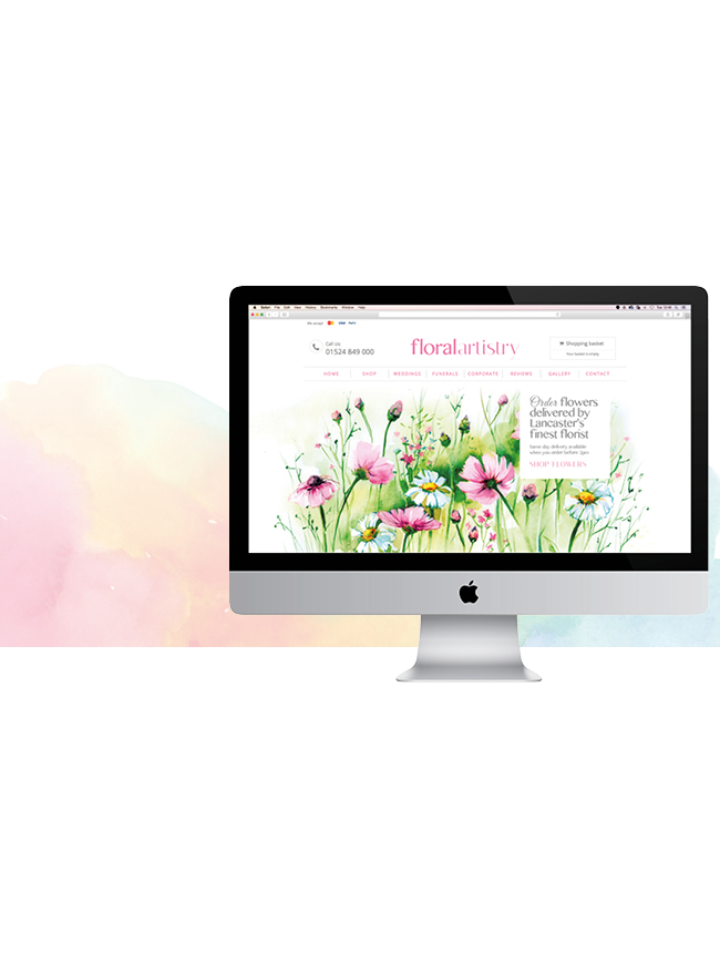 Floral Artistry website by Direct2Florist